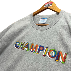 Camiseta Champion Letreiro Cinza - comprar online