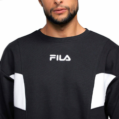 Moletom Fila Preto Geo - comprar online