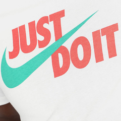 Camiseta Nike Just do It Branca e Laranja na internet