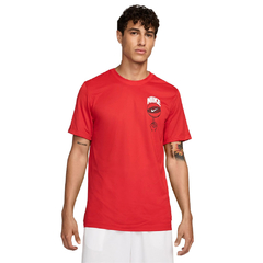 Camiseta Nike Dri-Fit Vermelha Basquete