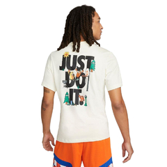 Camiseta Nike Hoops Just do It Creme - comprar online