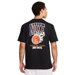 Camiseta Nike Basquete Fire Preta - comprar online