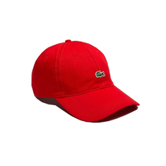 Boné Lacoste Mini Croc Vermelho