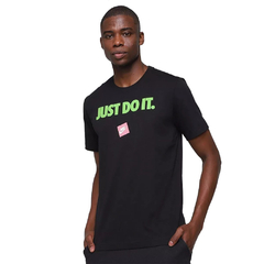 Camiseta Nike Just do It Preta e Verde