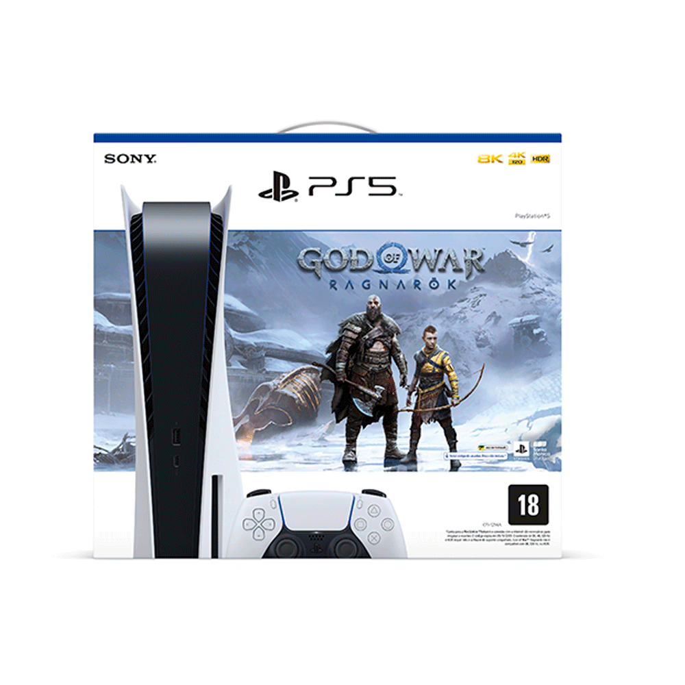 Controle para PS4 Sem Fio Dualshock 4 Sony – Sony + God of War