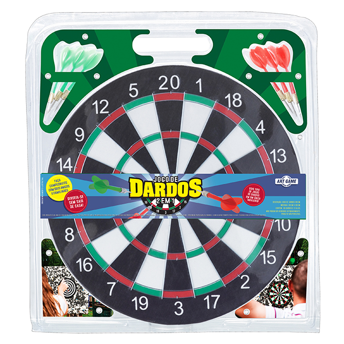 Jogo Educativo TUUMTOYZ Jogo Setas com Dardos 46 cm Super-K (Idade Mínima:  6 Anos - 46 x 46 x 3 cm)