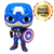 Funko Pop! Marvel Capitão América ( Booble - Head ) #450