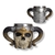 Caneca Resina Caveira Chifre 3D