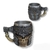 Caneca Resina Caveira Armadura 3D