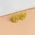 Brinco borboleta cravejada banhado a ouro 18k - comprar online