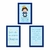Kit com 3 placas decorativas de MDF - Pequeno Príncipe Azul Claro na internet