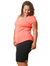 T-Shirt Gola V Plus Size - Laranja - loja online