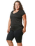 T-Shirt Gola V Plus Size - Preto - loja online