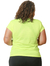 T-Shirt Gola V Plus Size - Verde Fluorescente - CorpusFit Moda Fitness, Praia e Casual