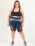 Bermuda Plus Size Fitness Running Evolution - Cinza e Marinho na internet