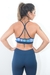 Top Tiras Fitness - Est. Azul - comprar online