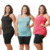 Kit 3 Regata Longa Fitness - Dry Furadinho Plus Size - loja online