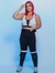 Top Fitness Amazing Plus Size - Preto e Branco - comprar online