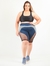 Bermuda Plus Size Fitness Running Evolution - Cinza e Marinho - CorpusFit Moda Fitness, Praia e Casual