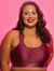 Top Fitness Powerful Plus Size- Ikat Rosa Matte