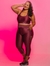 Top Fitness Powerful Plus Size- Ikat Rosa Matte - CorpusFit Moda Fitness, Praia e Casual