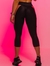 Calça Capri Powerful Levanta Bumbum- Cirre Preto - comprar online