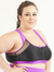 Top Plus Size Fitness Evolution - Preto e Fucsia