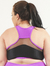 Top Plus Size Fitness Evolution - Preto e Fucsia