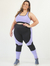 Top Plus Size Fitness Nadador Decote Reto - Lilás - comprar online