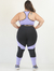 Top Plus Size Fitness Nadador Decote Reto - Lilás - CorpusFit Moda Fitness, Praia e Casual