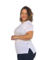 T-shirt com Mulet Plus Size- Branco - comprar online