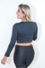 Cropped Manga Longa - Preto - comprar online