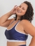 Top Fitness Powerful Plus Size - Cirre Azul Marinho na internet