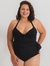 Maiô com Vestidinho Plus Size - Preto - loja online