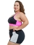 Top com Argola na Costa Plus Size- Preto e Rosa - comprar online