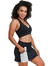 Shorts Saia Fitness Life com Bolso - Preto e Branco - comprar online