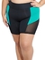 Shorts Walking Life Plus Size - Azul Água - CorpusFit Moda Fitness, Praia e Casual