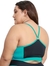 Top com Argola na Costa Plus Size- Preto e Verde Água na internet