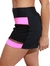 Shorts Saia Life Arrastão - Preto e Rosa - CorpusFit Moda Fitness, Praia e Casual