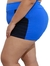 Shorts Saia Fitness Life com Bolso Plus Size - Azul e Preto - CorpusFit Moda Fitness, Praia e Casual