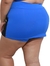 Imagem do Shorts Saia Fitness Life com Bolso Plus Size - Azul e Preto