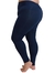 Calça Legging Basic Poliamida Plus Size Azul Marinho - comprar online