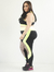 Top Plus Size Fitness com Ziper Evolution - Preto e Amarelo Neon - CorpusFit Moda Fitness, Praia e Casual