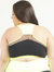 Top Plus Size Fitness com Ziper Evolution - Preto e Amarelo Neon - comprar online