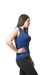 Colete com Capuz- Dry Fit Azul - CorpusFit Moda Fitness, Praia e Casual