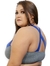 Top Fitness Bicolor Plus Size- Azul na internet