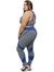 Top Fitness Bicolor Plus Size- Azul - CorpusFit Moda Fitness, Praia e Casual