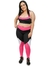 Top Fitness Bicolor Plus Size - Rosa