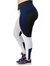 Calça Legging Bourbon Plus Size - Azul e Preto - comprar online