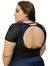 T-shirt Costas Degagê Plus Size - Preto - comprar online